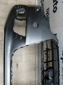 BA000165; Бампер передний; под паркт.; под омыват. (4G0 807 437) для Audi A6 C7/БУ; Оригинал; Р1, Мелкий дефект; 