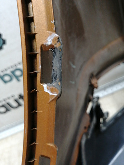 BA000136; Бампер задний; без паркт. (86611-M0000) для Hyundai Creta I (2016-2021)/БУ; Оригинал; Р2, Удовлетворительное; 