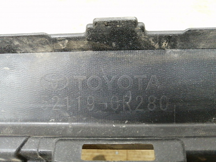 AA018616; Бампер передний; под паркт.; под омыват. (52119-0R280) для Toyota Rav4 50 (2019 -н.в.)/БУ; Оригинал; Р1, Мелкий дефект; 