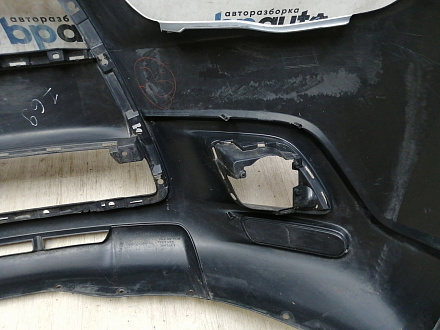 AA046291; Бампер передний; без паркт.; без омыват. (6400C950) для Mitsubishi ASX I (2010-2013)/БУ; Оригинал; Р1, Мелкий дефект; 