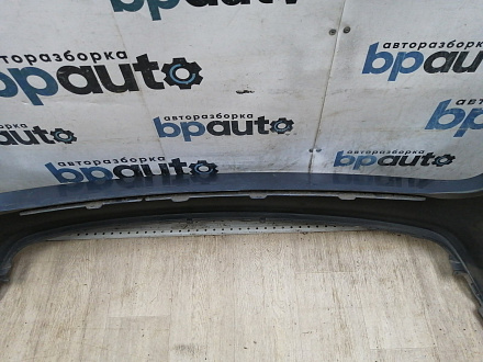 AA046123; Бампер задний; под паркт. (86611-4Y000) для Kia Rio III Sedan (2011- 2015)/БУ; Оригинал; Р1, Мелкий дефект; 