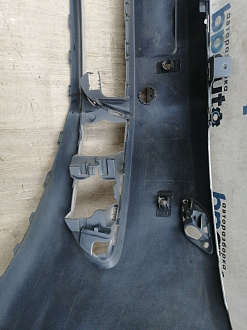 BA000247; Бампер передний; под паркт.; под омыват. (5M0807221N) для Volkswagen Golf Plus II (2009-2014)/БУ; Оригинал; Р1, Мелкий дефект; 