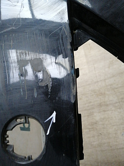 AA045591; Бампер передний; без паркт.; под омыват. (8K0 807 437 AC) для Audi A4 B8/БУ; Оригинал; Р2, Удовлетворительное; 