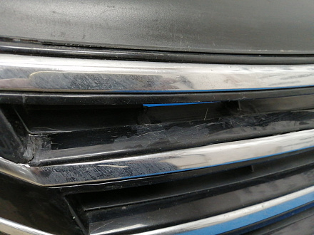 Решетка радиатора Фольксваген Passat B7 Wagon 2011- 2014, б/у, фото 3