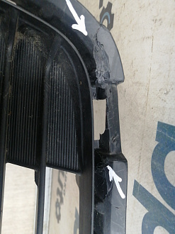 AA046002; Юбка переднего бампера (52129-0E010) для Toyota Highlander III (2014 — 2016)/БУ; Оригинал; Р1, Мелкий дефект; 