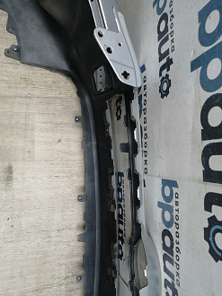 BA000240; Бампер передний; без паркт.; под омыват. (52119-42730) для Toyota Rav4 30 рест. V 2.4 (2009 - 2010)/БУ; Оригинал; Р1, Мелкий дефект; 