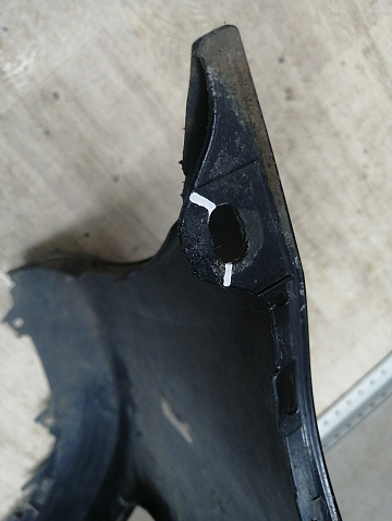 Фотография детали AA045712; Бампер передний; без паркт.; под омыват. (BR5H-50031) для Mazda 3 I (BK) рест. Sedan (2006-2009)/БУ; Оригинал; Р1, Мелкий дефект; . Фото номер 19