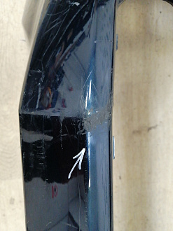 AA043742; Бампер передний; без паркт.; под омыват. (52119-6B984) для Toyota Land Cruiser Prado 150 рест.2 (2017- 2020)/БУ; Оригинал; Р1, Мелкий дефект; 