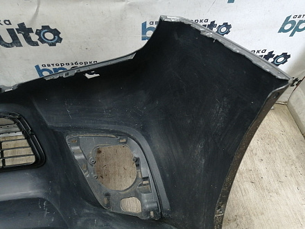 AA044532; Бампер передний; без паркт.; под омыват. (52119-0K840) для Toyota Hilux VIII (2015 - 2020)/БУ; Оригинал; Р1, Мелкий дефект; 