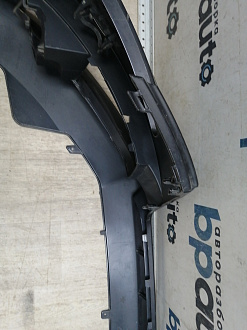 AA045643; Бампер передний; без паркт.; под омыват. (8K0 807 437 A) для Audi A4 B8/БУ; Оригинал; Р1, Мелкий дефект; 