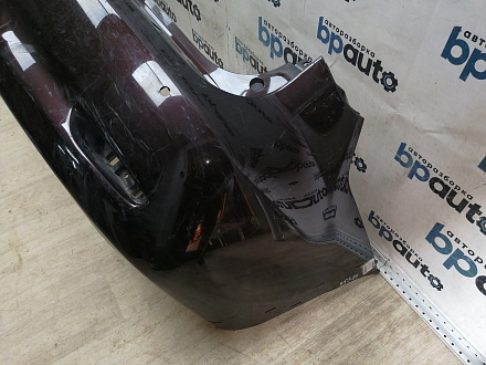 AA045384; Бампер задний, под накладку; под паркт. (85022-1LA0H) для Infiniti QX80 I рест. (2014-2017)/БУ; Оригинал; Р1, Мелкий дефект; 