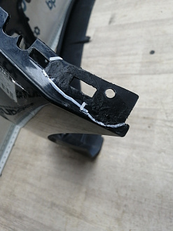 AA045781; Бампер передний, AMG; под паркт.; под омыват. (A1668854425) для Mercedes-Benz M-klasse III (W166) (2011-2015)/БУ; Оригинал; Р1, Мелкий дефект; 