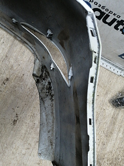 BA000140; Бампер задний; без паркт. (86611-4L500) для Hyundai Solaris I рест. Sedan (2014- 2016)/БУ; Оригинал; Р1, Мелкий дефект; 