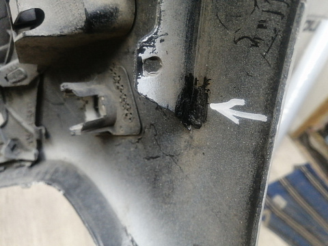 Фотография детали AA046197; Бампер передний AMG; под паркт.; под омыват. (A1178850825) для Mercedes-Benz CLA-klasse I (C117, X117) (2013-2016)/БУ; Оригинал; Р1, Мелкий дефект; . Фото номер 16