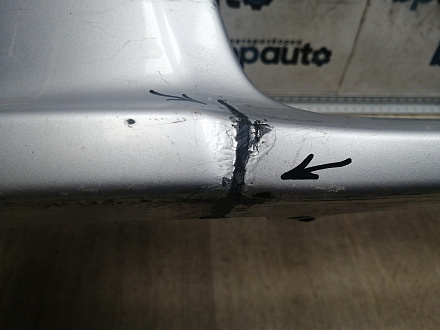 BA000182; Бампер передний; без паркт.; под омыват. (52119-05190) для Toyota Avensis/БУ; Оригинал; Р1, Мелкий дефект; 