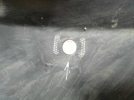 AA045565; Бампер передний; под паркт.; под омыват. (51117033694) для BMW 5 серия Е60 Е61/БУ; Оригинал; Р2, Удовлетворительное; 