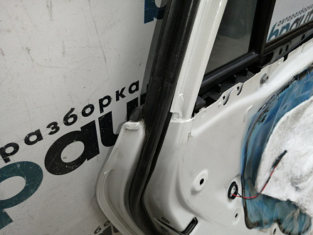 AA045294; Дверь задняя левая, под расширитель, Long (67004-42110) для Toyota Rav4/БУ; Оригинал; Р0, Хорошее; (070) Белый перламутр 3х. сл.