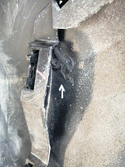 AA045415; Бампер задний; под паркт. (86611-M0000) для Hyundai Creta I (2016-2021)/БУ; Оригинал; Р1, Мелкий дефект; 