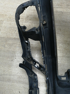 AA045518; Бампер передний; под паркт.; под омыват. (4L0 807 437 H) для Audi Q7 I рест. (2010-2015)/БУ; Оригинал; Р1, Мелкий дефект; 