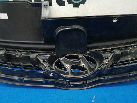 Фотография детали AA028823; Решетка радиатора (86351-3X200) для Hyundai Elantra V (MD) (2010-2013)/БУ; Оригинал; Р3, Под восстановление; . Фото номер 8