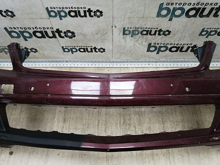 BA000095; Бампер передний; под паркт.; под омыват. (A2048850025) для Mercedes-Benz C-klasse III (W204) (2006-2011)/БУ; Оригинал; Р1, Мелкий дефект; 