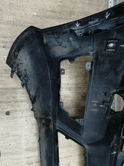 BA000077; Бампер передний, AMG; под паркт.; под омыват. (A2048807847) для Mercedes-Benz C-klasse III рест. (W204) (2011-2015)/БУ; Оригинал; Р2, Удовлетворительное; 