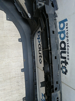 AA045631; Бампер передний; под паркт.; под омыват. (4G0 807 437) для Audi A6 C7/БУ; Оригинал; Р1, Мелкий дефект; 