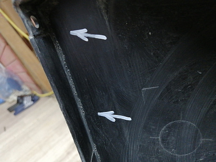 AA044869; Бампер передний; под паркт.; без омыват. (2803112XKN52A) для Haval Dargo (2022-н.в.)/БУ; Оригинал; Р1, Мелкий дефект; 