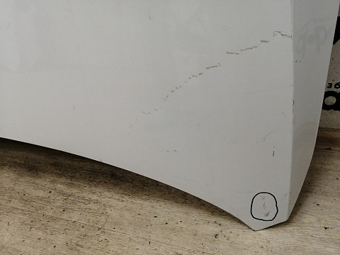 Фотография детали AA029670; Капот ( 5C6823031C) для Volkswagen Jetta/БУ; Оригинал; Р2, Удовлетворительное; . Фото номер 6