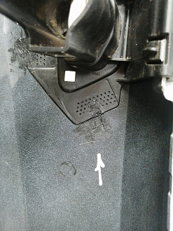 AA045686; Бампер передний, Track-Field; без паркт.; под омыват. (5N0807221T) для Volkswagen Tiguan I рест. (2011- 2016)/БУ; Оригинал; Р1, Мелкий дефект; 