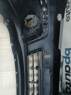 AA045991; Бампер передний; без паркт.; под омыват. (62022-EM00H) для Nissan Tiida/БУ; Оригинал; Р1, Мелкий дефект; 