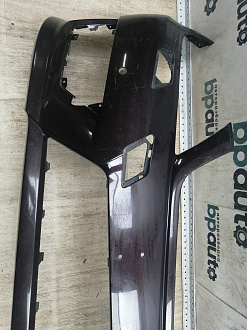 BA000055; Бампер передний, AMG; под паркт.; под омыват. (A2048807847) для Mercedes-Benz C-klasse III рест. (W204) (2011-2015)/БУ; Оригинал; Р1, Мелкий дефект; 