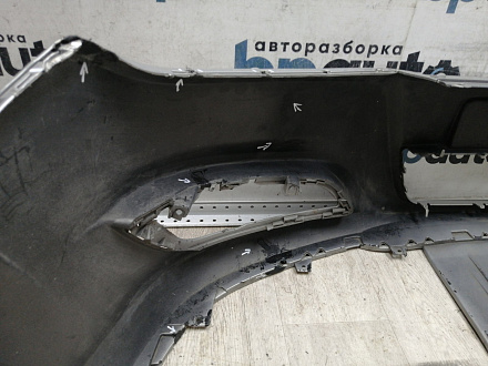 AA045408; Бампер передний; без паркт.; без омыват. (13225746) для Opel Astra/БУ; Оригинал; Р1, Мелкий дефект; 