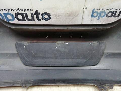 Фотография детали AA044693; Бампер задний; без паркт. (85022-EM00H) для Nissan Tiida/БУ; Оригинал; Р1, Мелкий дефект; . Фото номер 13