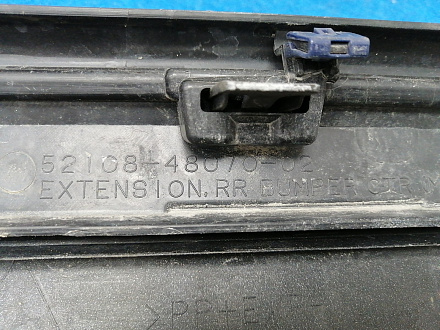 AA026341; Юбка заднего бампера (52408-48070) для Lexus RX IV (2019 — н.в.)/БУ; Оригинал; Р0, Хорошее; 