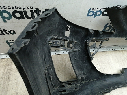 AA045936; Бампер передний; без паркт.; под омыват. (9680484677) для Peugeot 308 I (2008-2011)/БУ; Оригинал; Р2, Удовлетворительное; 