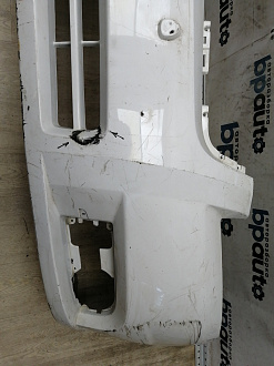 AA044883; Бампер передний; без паркт.; без омыват. (96648503) для Chevrolet Aveo I рест. Sedan (2006- 2011)/БУ; Оригинал; Р2, Удовлетворительное; 