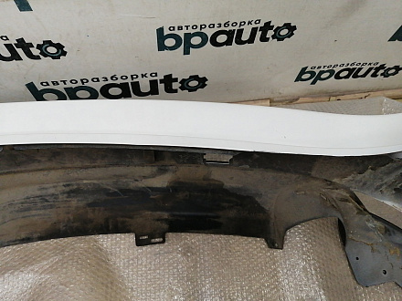 AA037343; Бампер задний; под паркт. (KB8A-50221) для Mazda CX-5 II (2017-2021)/БУ; Оригинал; Р0, Хорошее; (25D) Белый перламутр