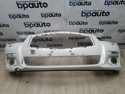 AA045724; Бампер передний; без паркт.; под омыват. (62022-4HB0H) для Infiniti Q50 (2013-2017)/БУ; Оригинал; Р1, Мелкий дефект; 