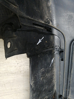 AA045252; Бампер передний; без паркт.; без омыват. ( BB5317C831) для Ford Explorer V (2011-2015)/БУ; Оригинал; Р1, Мелкий дефект; 