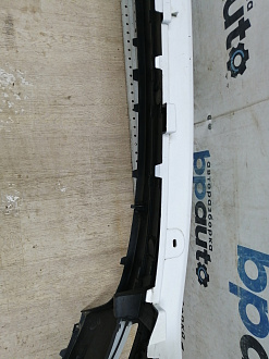 AA045880; Бампер передний; под паркт.; под омыват. (J8A2-17F003-AAW) для Land Rover Range Rover Velar L560 (2017 - 2023)/БУ; Оригинал; Р1, Мелкий дефект; 