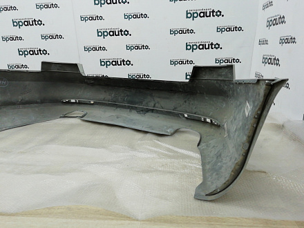 AA001410; Бампер задний; без паркт. (1ZU 807 421) для Skoda Octavia II рест. Liftback (2008-2013)/БУ; Оригинал; Р0, Хорошее; (LR7L) Желтое серебро