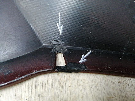 AA046108; Бампер передний; под паркт.; под омыват. (52119-48270) для Lexus RX III (2009 — 2012)/БУ; Оригинал; Р1, Мелкий дефект; 