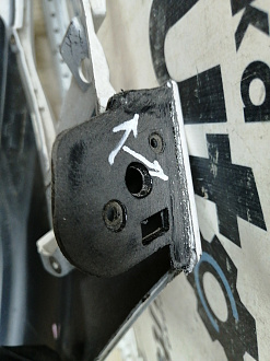 AA044979; Бампер передний; без паркт.; под омыват. (86511-2W000) для Hyundai Santa Fe III (2012 - 2015)/БУ; Оригинал; Р2, Удовлетворительное; 