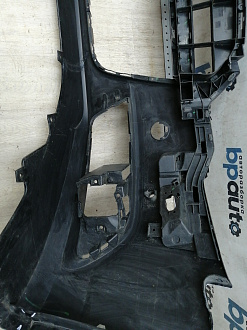 BA000166; Бампер передний; под паркт.; под омыват. (4G0 807 437) для Audi A6 C7/БУ; Оригинал; Р1, Мелкий дефект; 
