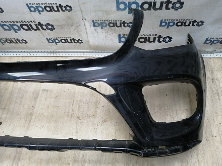 AA046096; Бампер передний; под паркт.; без омыват. (A1668851800) для Mercedes-Benz GLS-klasse I (X166) (2015-2019)/БУ; Оригинал; Р1, Мелкий дефект; 