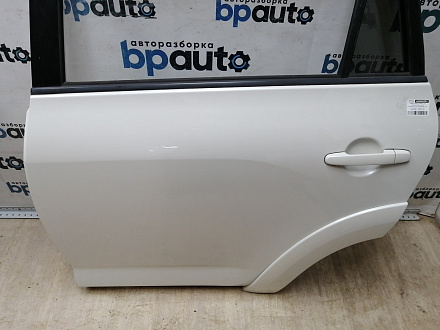 AA045291; Дверь задняя левая, под расширитель, Long (67004-42110) для Toyota Rav4/БУ; Оригинал; Р0, Хорошее; (070) Белый перламутр 3х. сл.