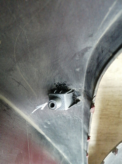 AA046274; Бампер передний; без паркт.; без омыват. (86511-F2000) для Hyundai Elantra VI (AD) (2016-2018)/БУ; Оригинал; Р2, Удовлетворительное; 