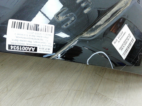 Фотография детали AA001934; Крышка багажника (A2217500275) для Mercedes-Benz S-klasse W221/БУ; Оригинал; Р2, Удовлетворительное; . Фото номер 3