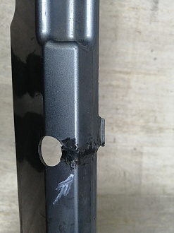 AA046103; Бампер передний, AMG; под паркт.; под омыват. (A1668803140) для Mercedes-Benz M-klasse III (W166) (2011-2015)/БУ; Оригинал; Р2, Удовлетворительное; 